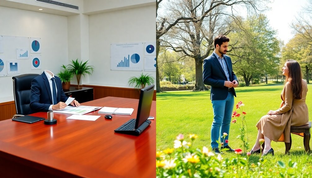 career advancement versus self improvement