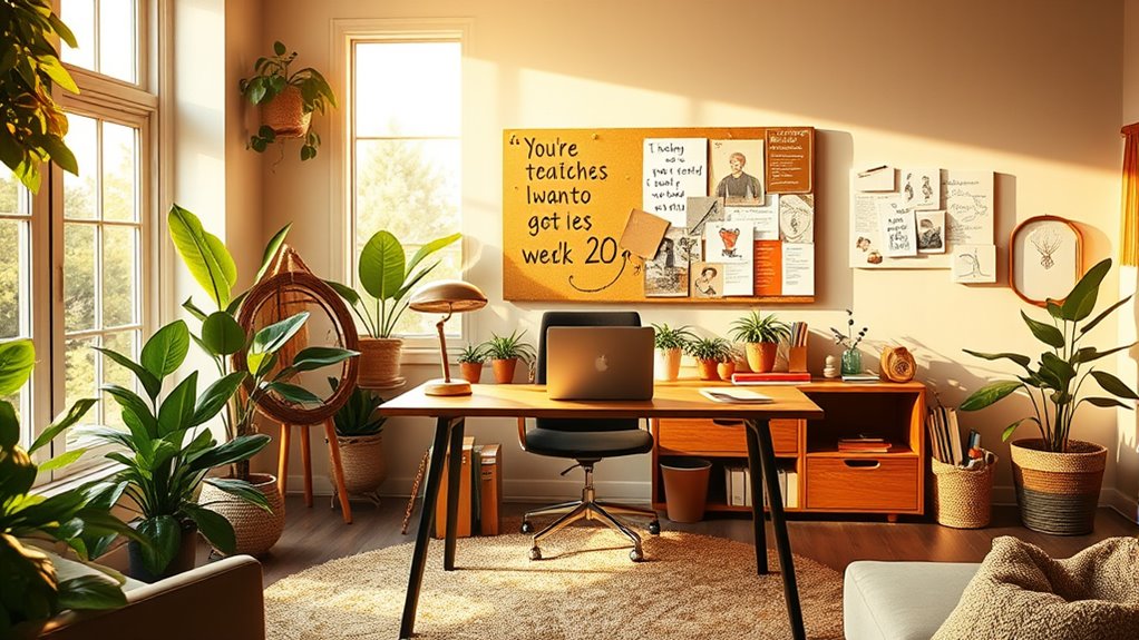 create an inspiring ergonomic workspace