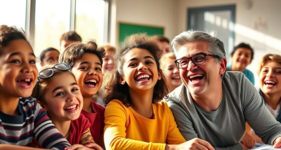 laughter enhances learning stress