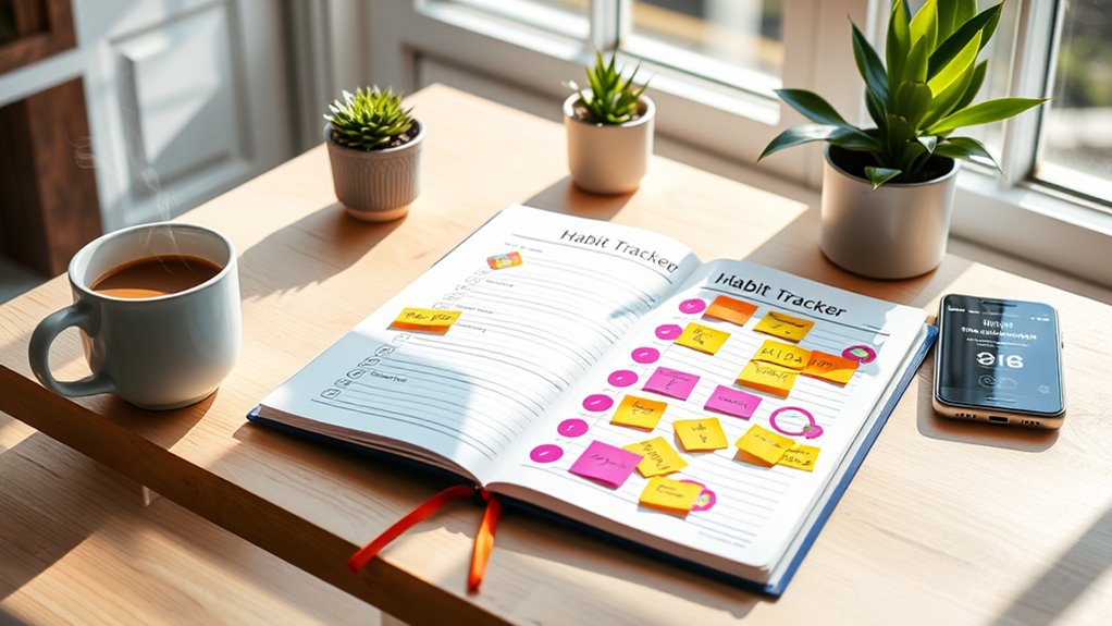 set goals track stay motivated