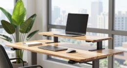 adjust desk height for focus