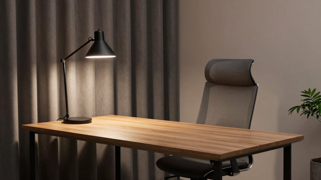 adjust lighting for focus