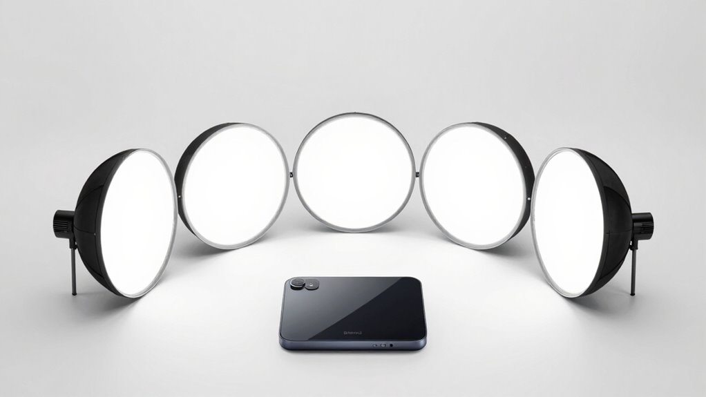 adjust lighting for product