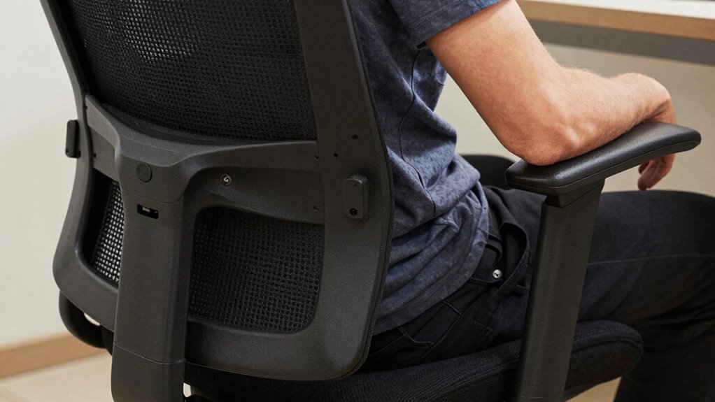 adjust seat height and lumbar