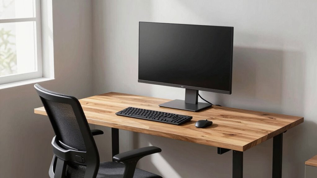 align monitor and keyboard properly