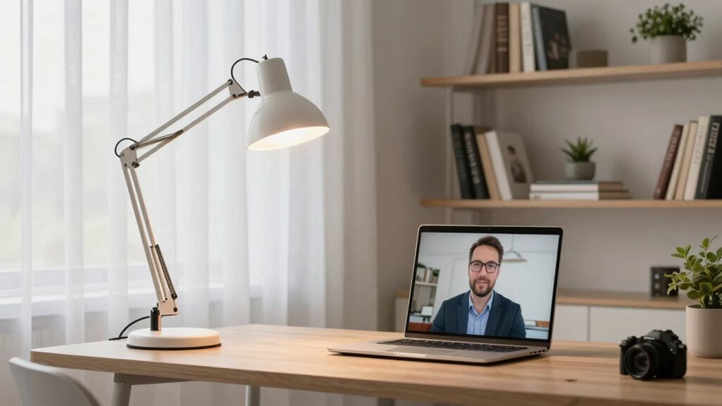 balanced soft lighting placement