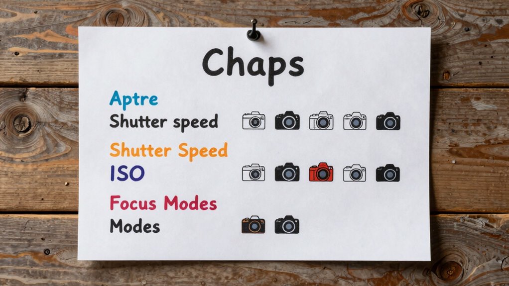 camera settings for pro photos