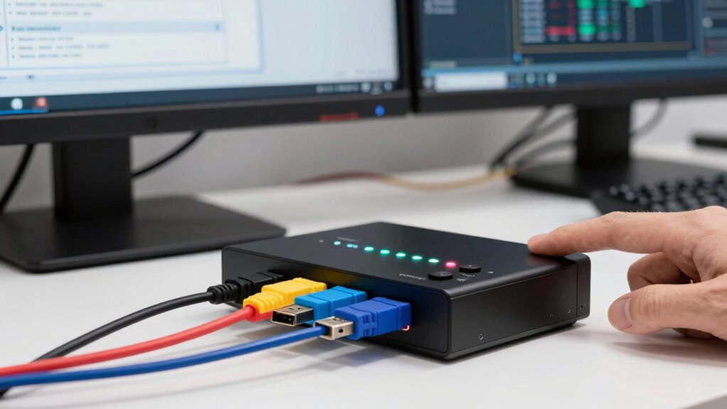 check cables and connections