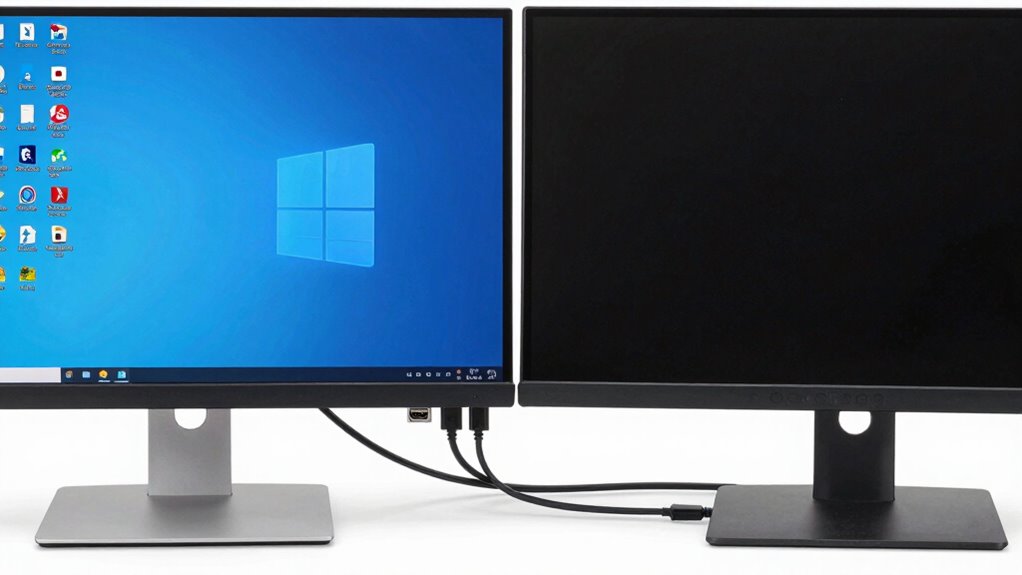 configure dual monitor resolution