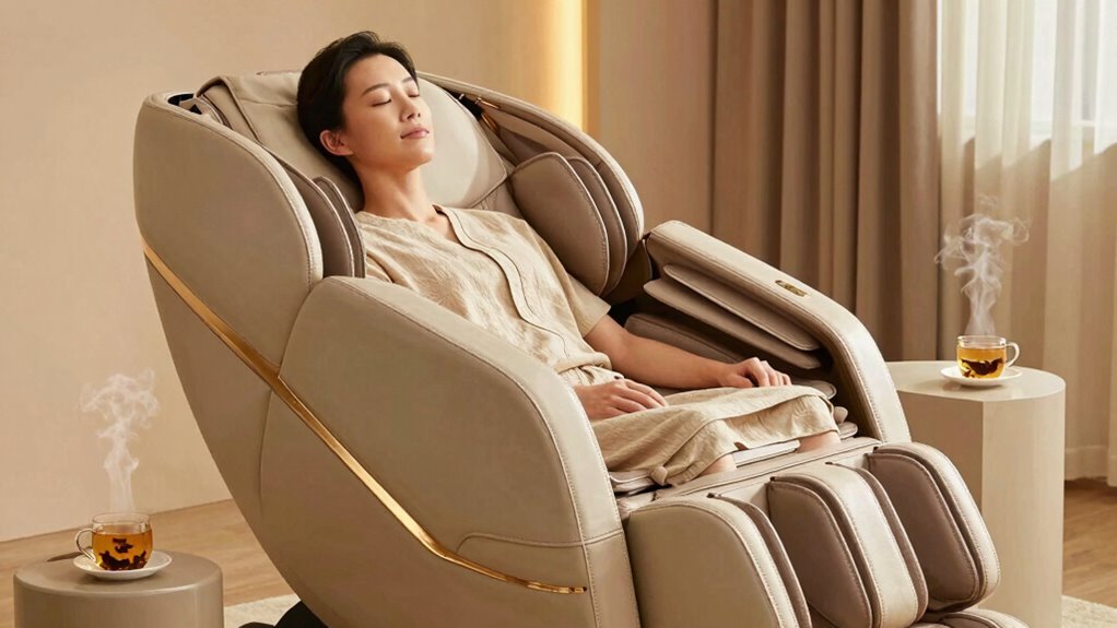 consistent massage enhances relaxation