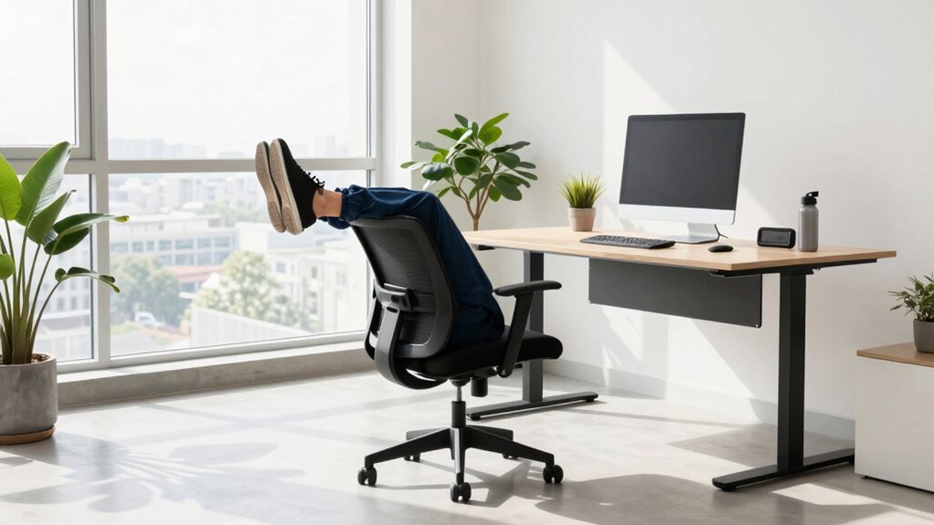 consistent office fitness habits