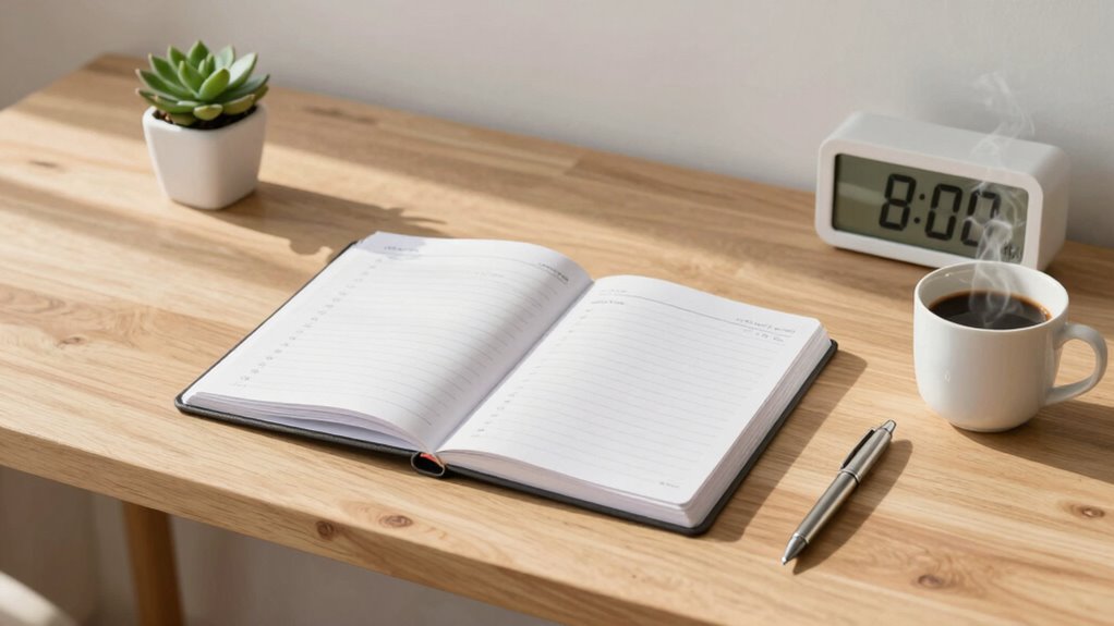 consistent planning reinforces habits