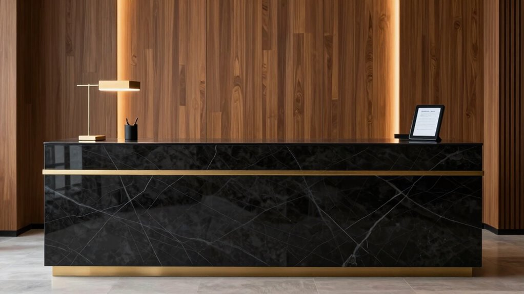 elegant modern reception accessories