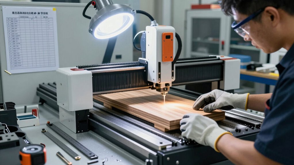 ensure safe precise setup