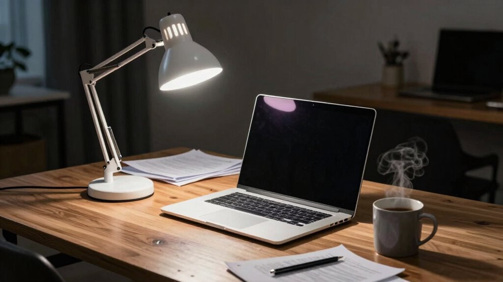 lighting enhances workspace mood