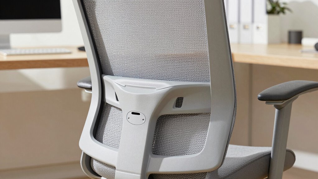 lumbar support promotes spinal alignment