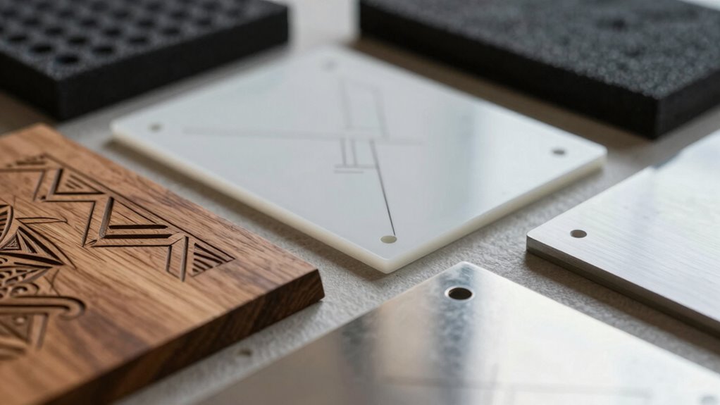 material durability and contrast