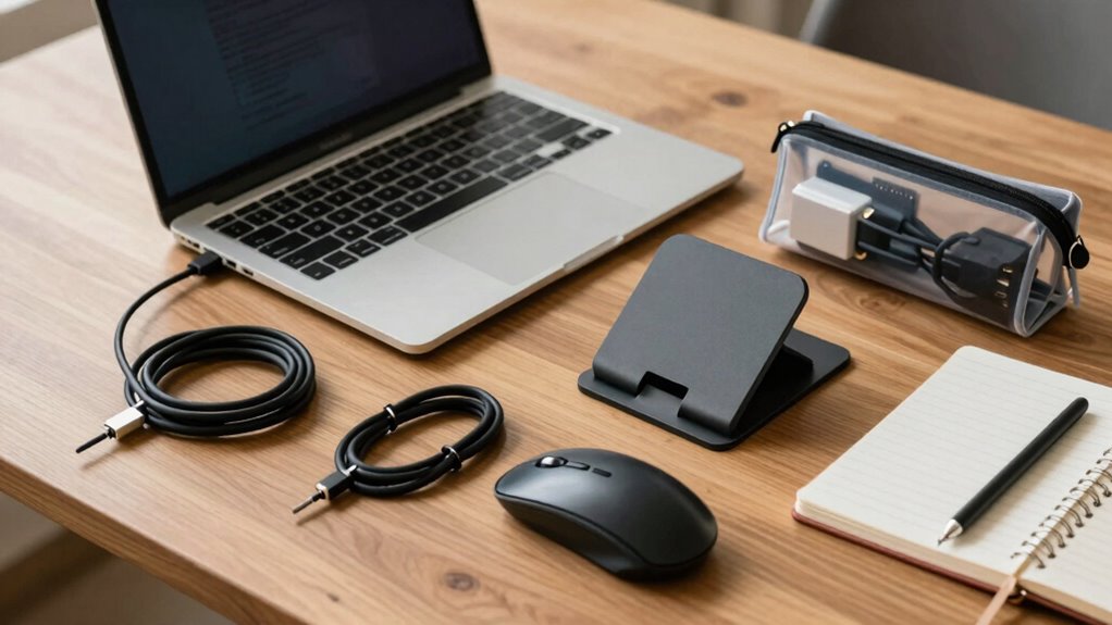 minimalist ergonomic portable setup