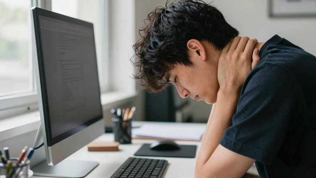 monitor height and comfort