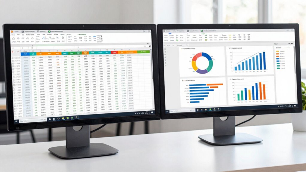 optimize dual monitor ergonomic setup