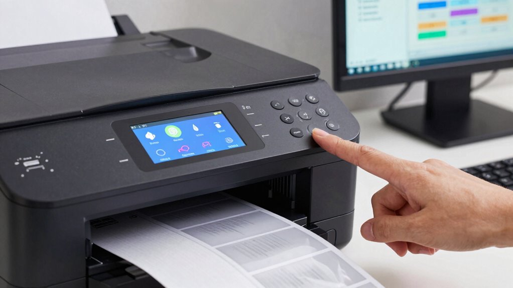 optimize printer for smudge free labels