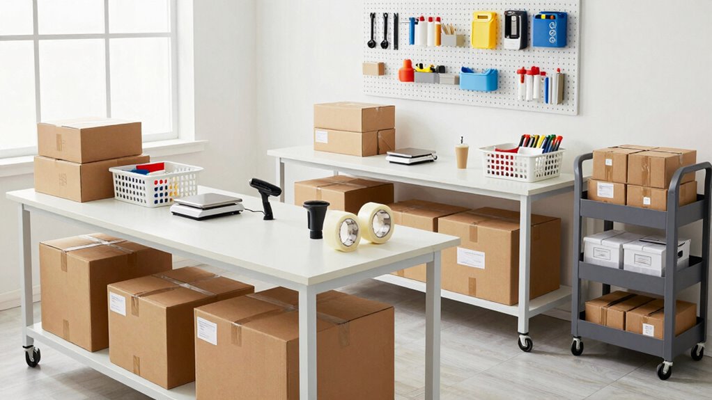 optimize shipping station layout