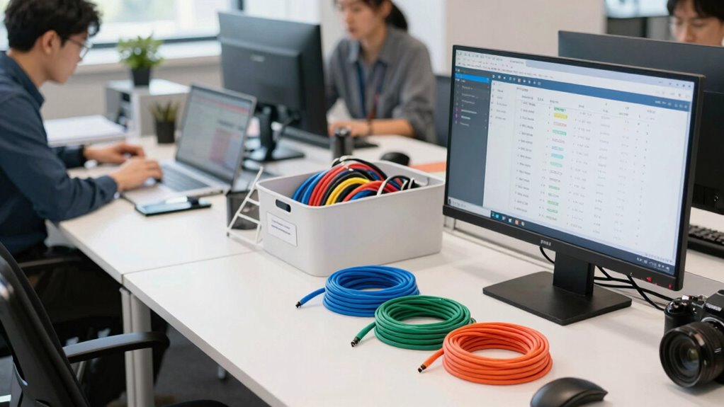 organize cables prevent loss