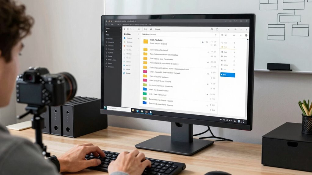 organize folders by access