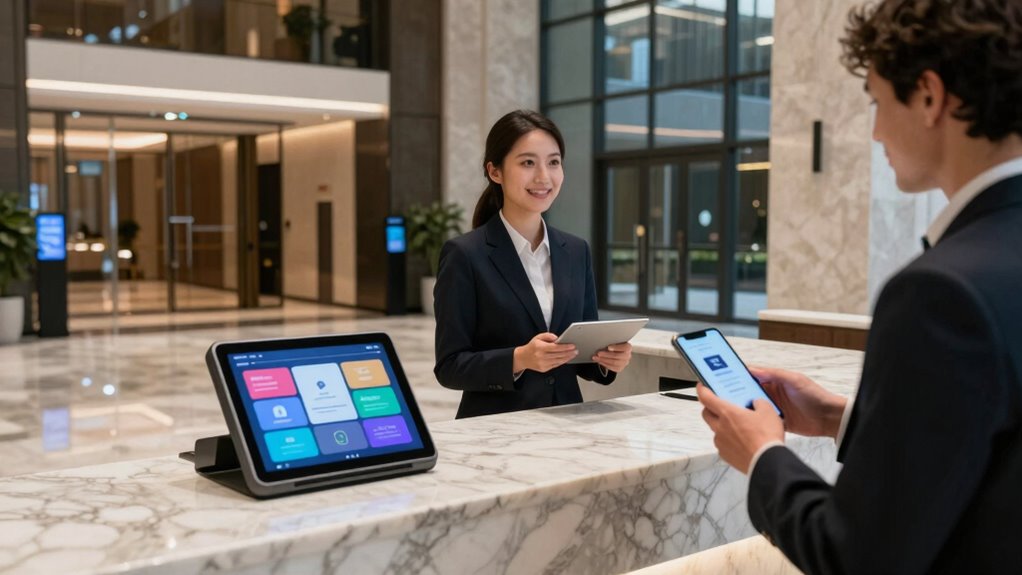 pre registration speeds visitor check in