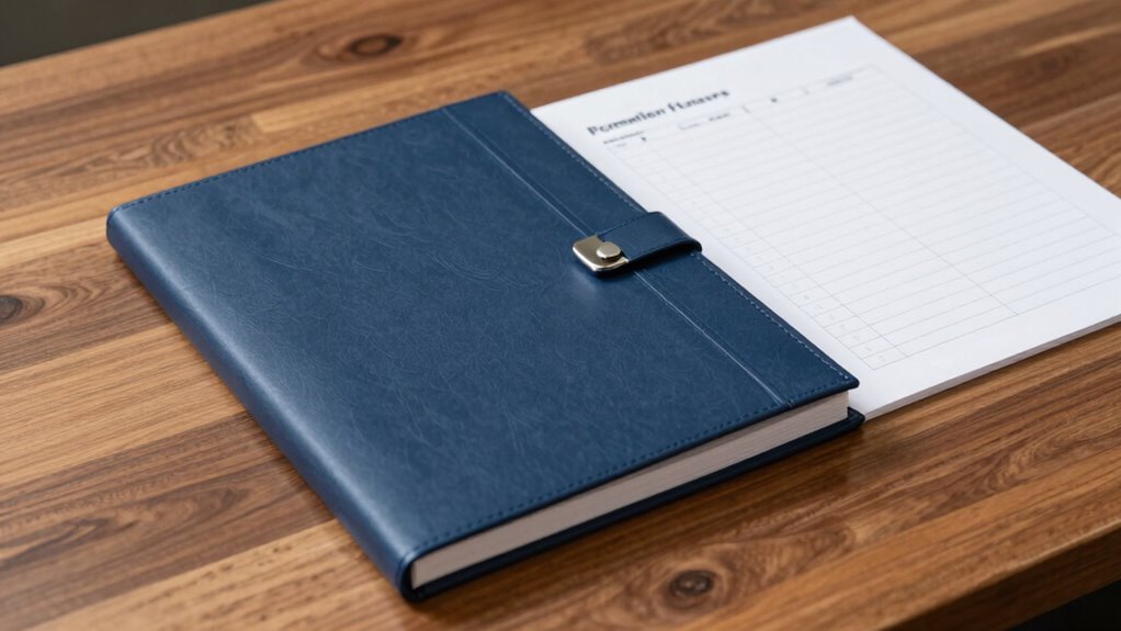 premium presentation binding checklist