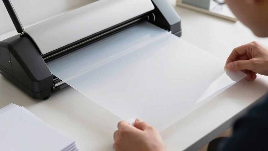 prepare laminator materials settings