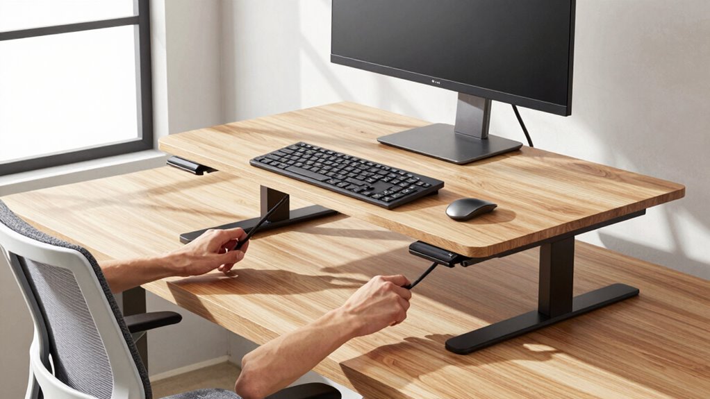 proper ergonomic desk setup