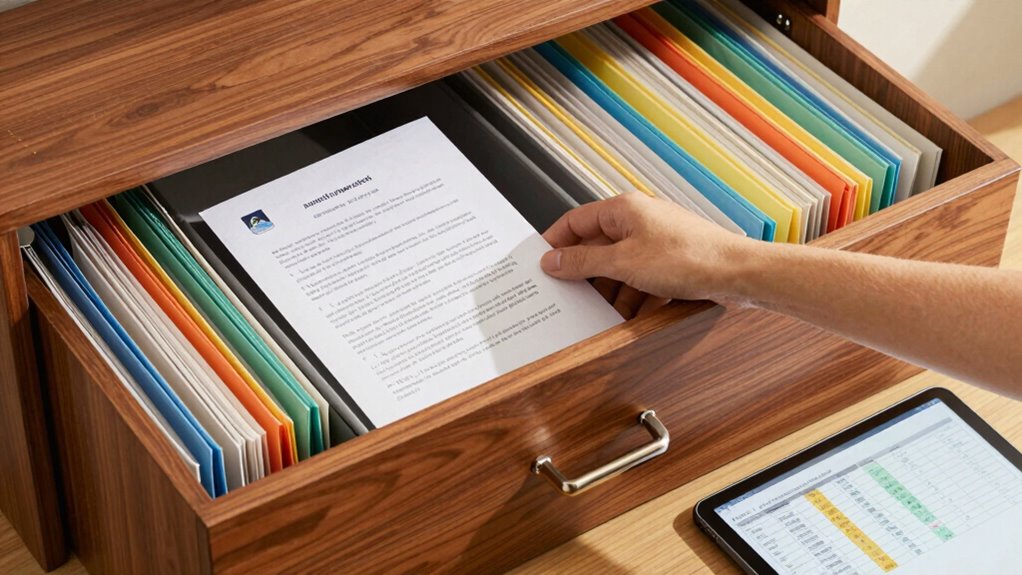 regular filing system maintenance