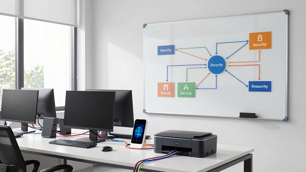 secure office network practices