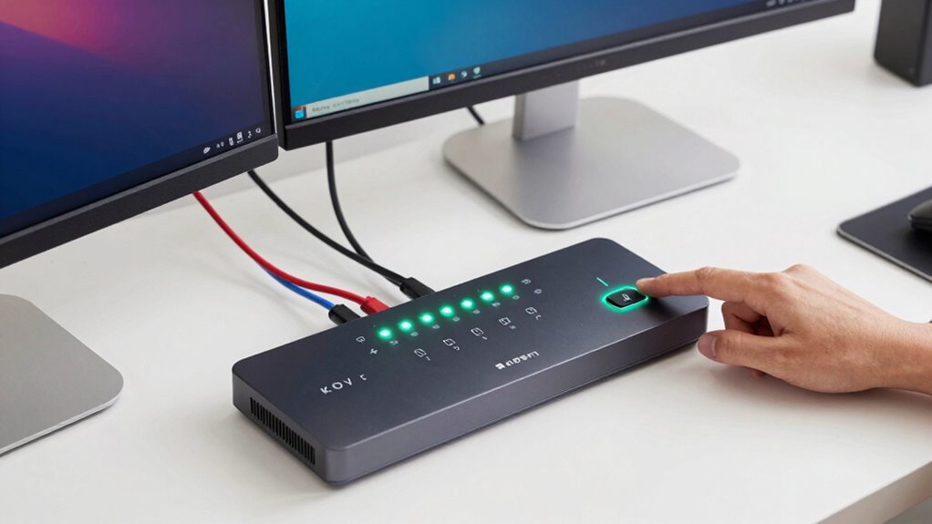 set up kvm switch properly