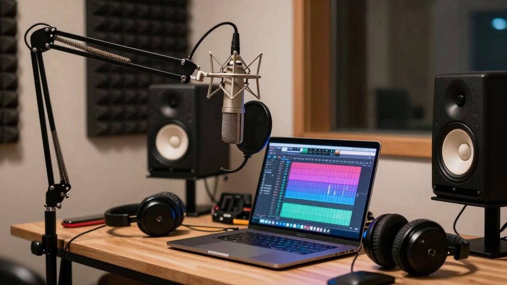 set up recording equipment properly