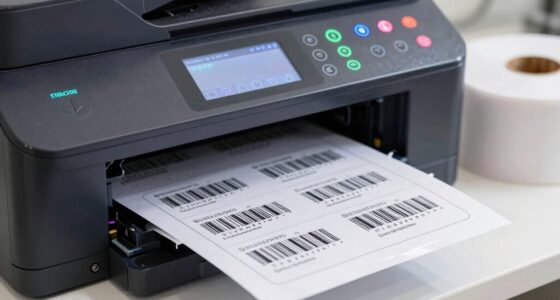 smudge free shipping label settings