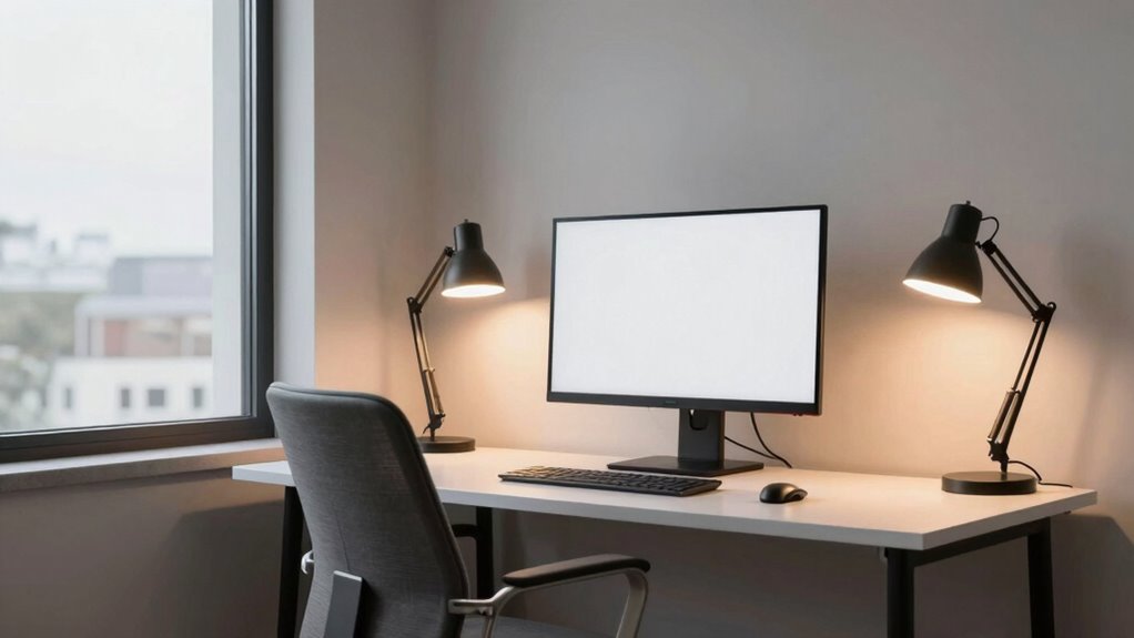 soft diffused eye friendly lighting