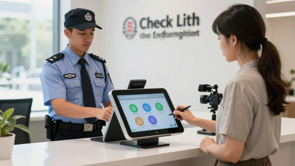 streamlined automated sign in