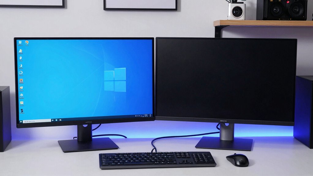 trouble connecting dual monitors