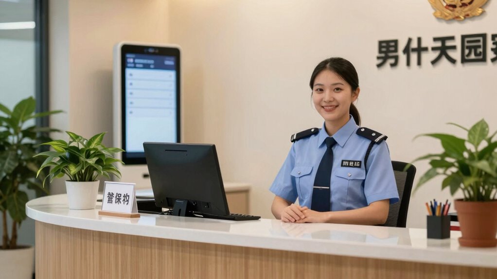 warm organized friendly signage