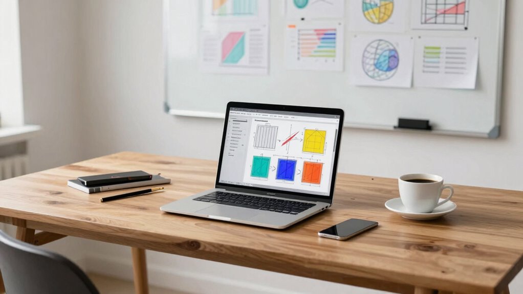 aligned organized purposeful workspace