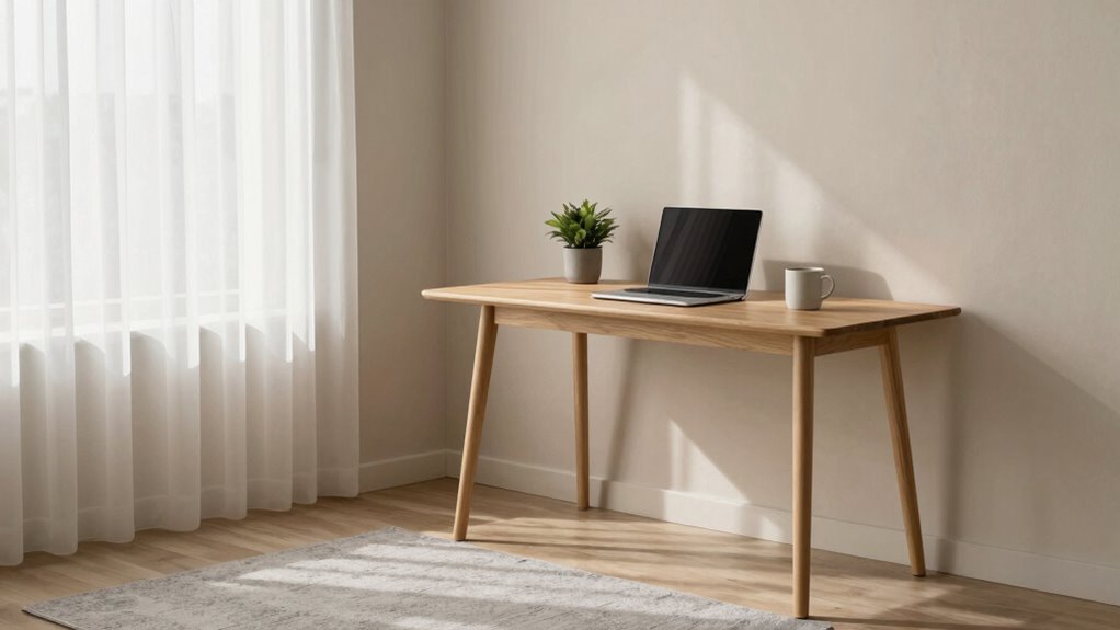 calm clutter free productive space