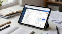 digital tablet organization system