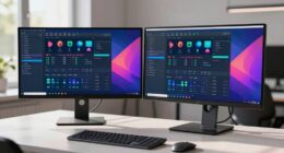 dual monitor search efficiency