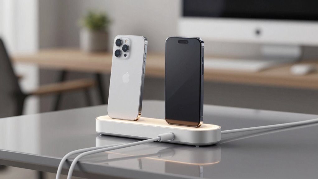 invisible device charging setup