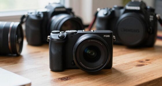 mirrorless cameras dominate professional setups