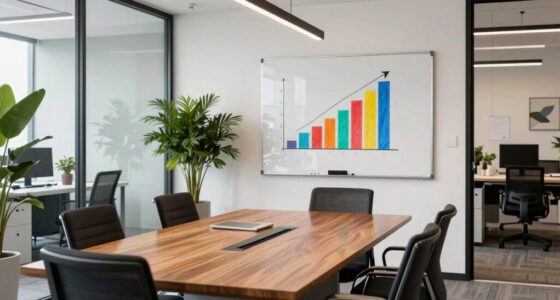 modern office growing business