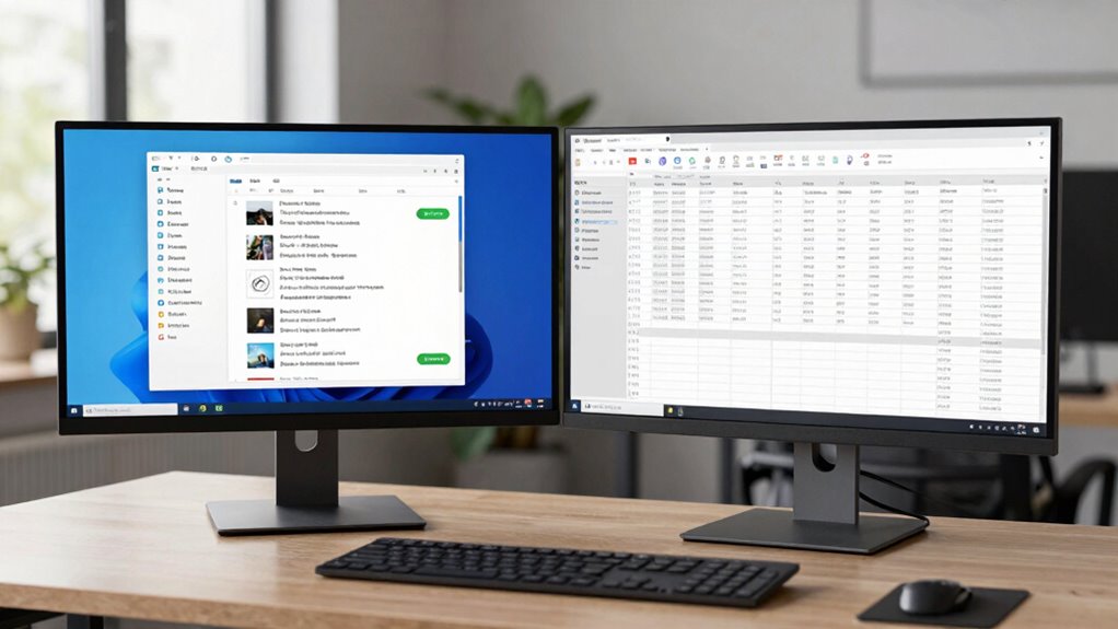 optimal ergonomic monitor arrangement