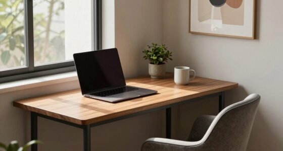 optimize corner workspace layout